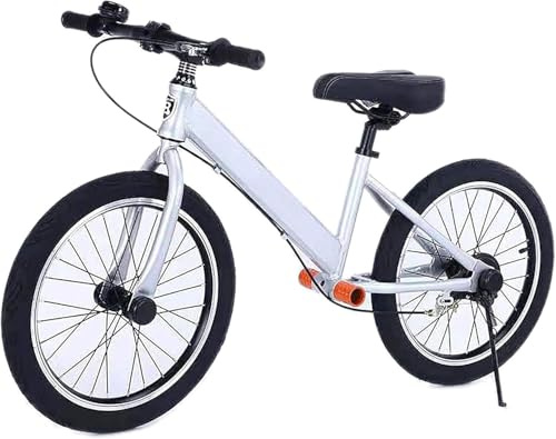 Generic Laufrad für Erwachsene mit Bremse 18-Zoll-Luftreifen Fußstütze großes Laufrad ohne Pedal Silber Einheitsgröße