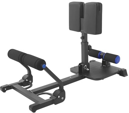 Deep Squat Machine Klappbar Verstellbar 44-83cm, Kniebeugen Trainer für Zuhause mit Widerstandsband, Bis 120kg Belastbar für Beine Po Bauch Training, Fitnessgerät für Oberschenkel Gesäßmuskeln