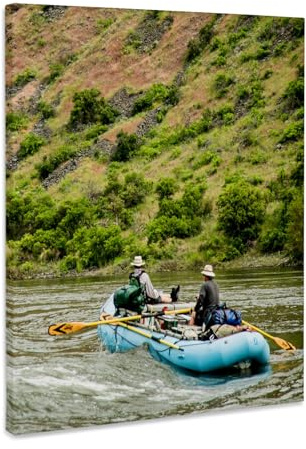 3dRose USA, Idaho, Columbia River Basin, Snake River, rafting Museum Grade Canvas Wrap 8x10