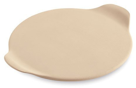 The Pampered Chef Medium Round Stone with Built in Handles on the Sides