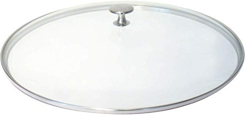 STAUB Fonte 1521696 Glass Lid 16 cm Regence Nickel Plated Button