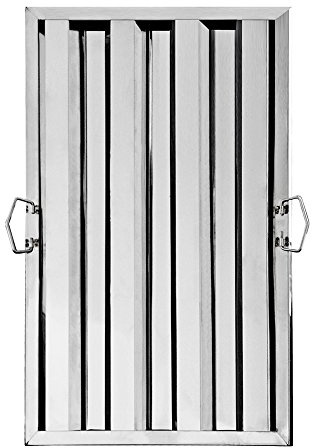 New Star Foodservice 54330 Stainless Steel Hood Filter, 16 W x 25 H