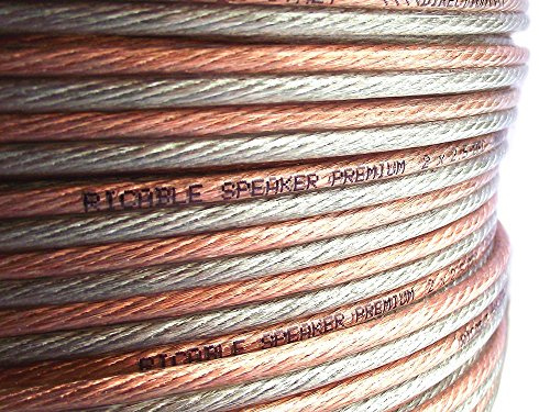 Ricable Custom 2.5/10-10 Metri 2 x 2,5 mmq Cavo Audio OFC di Potenza x Casse