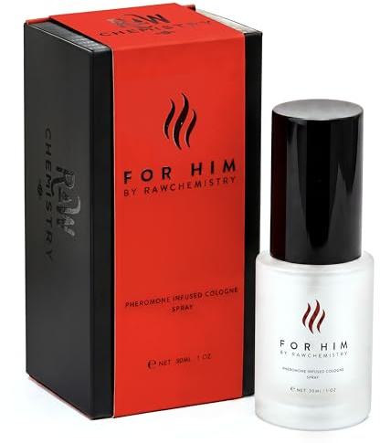 RawChemistry For Him, Pheromone Infused Cologne - Bold, Extra Strength Infused Formula 1 Fl. oz