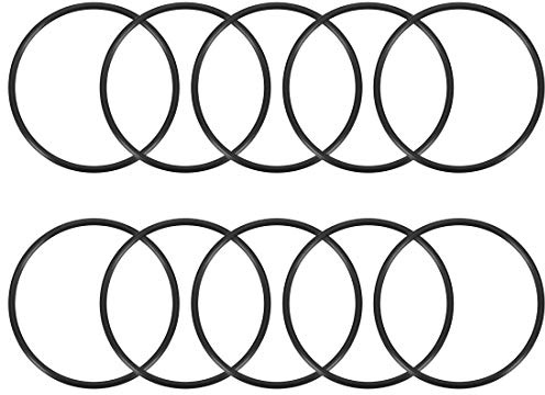 sourcing map 10 Stück O Ring Dichtungsringe 87 mm x 80 mm x 3,5 mm Metrische Nitrilkautschuk Durchflussring Gummi Ersatzdichtung für Sahnespender Pumpe Schnellkupplung Umfülladapter