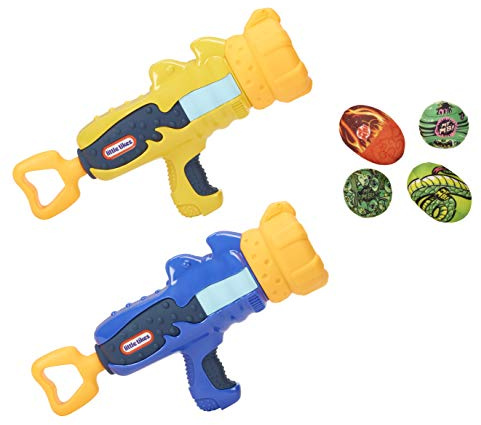 Little Tikes My First Mighty Blasters Battle Blasters 2 Pack - Interactive Fun for Toddlers - Includes Cut Out Monster Target & 4 Soft Power Pods - Ages 3+ Years - 2 Pack