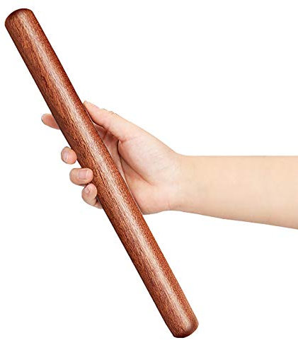 JLCP Grand Rouleau À Pâtisserie en Bois, Respectueux De La Nature Haute Densité Résistant À La Moisissure Pas Collant Rouleau De Pâte Professionnel pour Pizza/Pain/Biscuits/Fondant,50cm