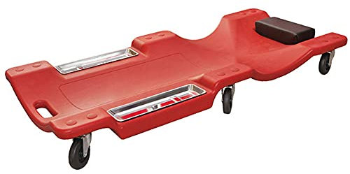 ARCH Mechaniker-Fahrzeug Rollbrett Unter Autoreparatur Gepolsterter Kopfstütze Walzen, Geformte Werkstatt Garagenhilfe Mit Universalrad Und Kopfstütze (Color : A)