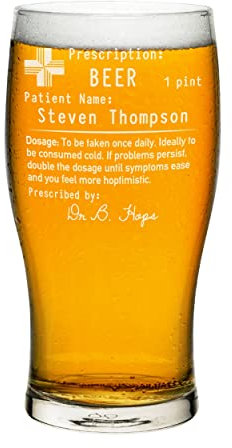 Nombre Personalizado Receta Cerveza Pinta Tulipán Cumpleaños Día Del Padre Boda Despedidas de Soltero