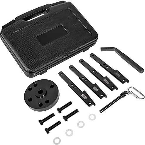 3163021 Cam Timing Tool Kit+3163530 Engine Brake Adjustment Tool 7MM for Cummins ISX QSX X15 Engine 2007-2017 with Injector Cam Puller Carrying Case Replaces 3163069 3163020 Heavy Duty Steel (15 PCS)