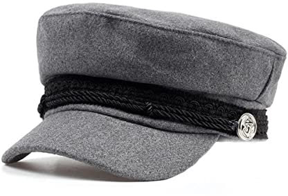 tcax Baskenmütze Damen Unisex-Baumwoll-Ballonjungen-Hut-Frauen-Im Freien Warme Barett-Mützen-Mann-Winter-Hut-Kappen,Armee-Grün,55-58Cm