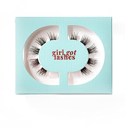 GirlGotLashes Mini Box Doll Eye Edition N°5 Wimpernextensions für Zuhause 1 Wimpern Paar Fake Lashes mit 5-7 Tagen Halt Vegan Handgemacht