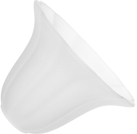 DOITOOL E27-Glaslampenschirm Deckenventilator-Lichtabdeckung Kristall-Kronleuchter Schminktisch-Dekorzubehör Klarer Glasschirm Glockenform Lichtabdeckungen