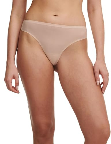 Chantelle Tanga aus weicher Stretch-Spitze, hautfarben, Einheitsgröße