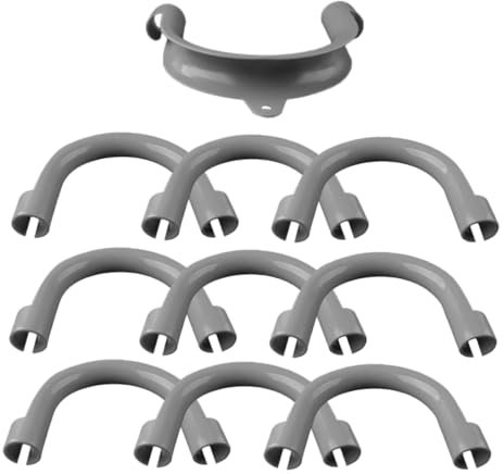 OSALADI 10pcs Washing Machine Hook U-Shape Drain Hose Guide Assembly for Hose Clip Waste Pipe