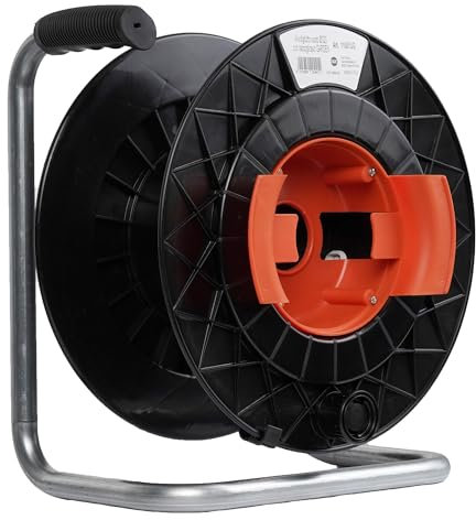 FANTON 11001UG Avvolgicavo Ø 320 mm. vuoto con raccoglitore esterno, per Tubi da Giardino, in Alluminio e Plastica, per Irrigazione