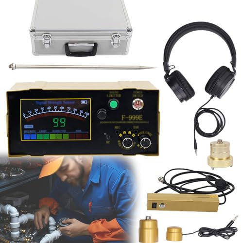 Dispositivo De Detector De Fugas De Agua EléCtrica Con Agua Y Vapor Dual, Detector Profesional De Fugas De Agua De TuberíAs Al Aire Libre, Para CompañíA De CalefaccióN/Agua