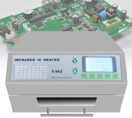 Four De Refusion, Station De Soudage Par Refusion, Appareil De Chauffage De Soudage Des MéTaux 800W, Four De Refusion Infrarouge Automatique Pour Verre 1500W, Outil De Soudage Plastique 2500W,T-962