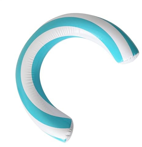 Gupcaqosjw Inflatable Curved Pool Noodles, Inflatable Pool Noodles, Swimming Pool Noodle Foam, Classic Striped Summer Noodles For Swim, Funny Pool Noodle For Beach Pool