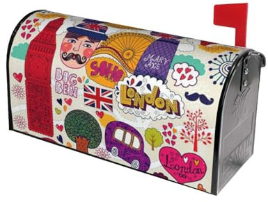 Premium School Newspaper in English Mailbox Covers â€“ Protect and Beautify Your Mailbox Today