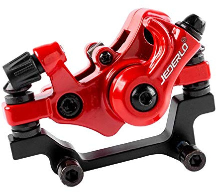 Geardeangloow Étrier de frein à disque solide pour vélo R160/F180 Rouge R160 F180