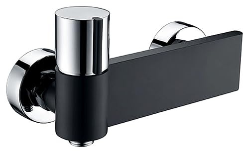 Edouard Rousseau - Mitigeur Douche BLACK STEEL - Chromé/Noir