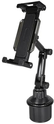 CYWDHFO Soporte for Tableta con Ranura for Vaso for Coche, Mango Ajustable de 360 Grados, Barra de inclinación, Base Triangular Antideslizante, Accesorios for automóvil, Compatible con Xiaomi, Tab