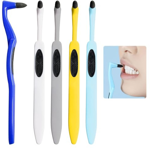 5PCS Plaque Remover for Teeth Tartar Remover for Teeth Cleaning Plaque Removal Tartar Remover Tooth Stain Eraser Dental Tools Teeth Polishing Teeth Cleaning Kit for Removing Plaque & Stain(5Colors)