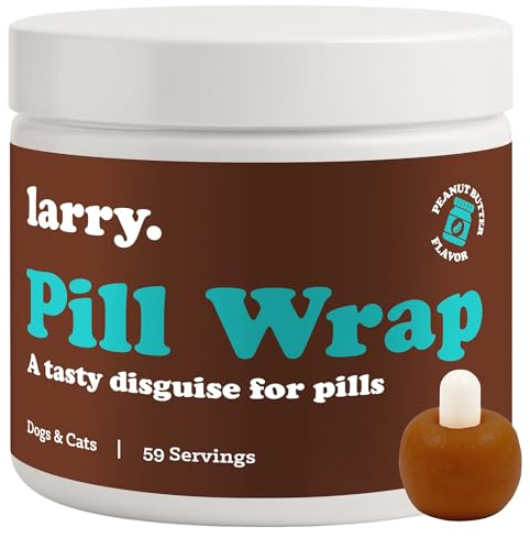 Peanut Butter Pill Wrap for Dogs - Pet Pill Paste - Hide Dog Medication Pockets - Dog Treats for Medicine Hide Pill - 59 Servings - 4.2 oz - Made in USA