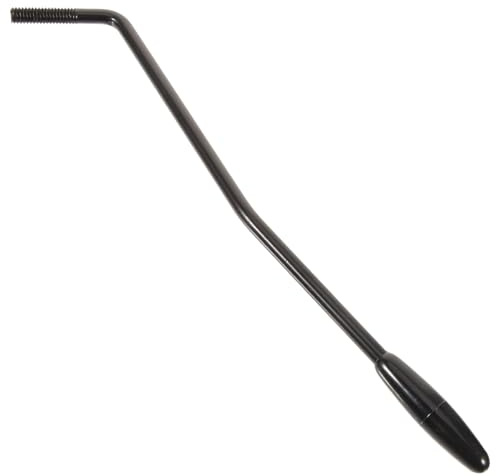 STOBAZA Brazo de Trémolo de Metal Punta de Plástico Negro Rosca de 6mm Barra de Vibrato Accesorio Versátil para Guitarra Eléctrica para Rendimiento Musical