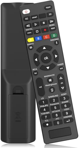 Universal TV Remote Control for Samsung, Vizio, Sony, Panasonic, Smart TV, HAIER, Toshiba, Philips, TCL - tv remote control universal for Contour Universal Control of TV/Smart TV