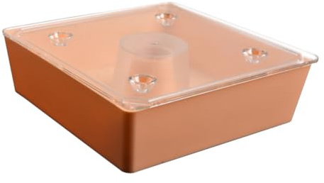 SHINEOFI Praktischer Quadratischer Bienenfutterspender und Wassernapf aus Kunststoff mit Robustem Material für Imkereibedarf und Bienenfütterung im Bienenstock