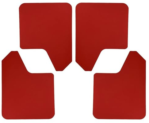 Paraspruzzi Auto Antispruzzo Per Jeep Per Wrangler JL JK TJ Per Renegade Per Grand Per Cherokee Per Liberty Per Compass Paraspruzzi Per Auto Paraspruzzi(4pcs-set Red)