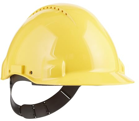 3M Schutzhelm G3000CUVYPRO1, gelb, Uvicator, Anpassung mit Arretierstift