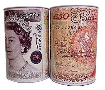 GSL - 1 x Massive Extra Large Jumbo Money Tin Ã'£5 Ã'£10 Ã'£20 Ã'£50 by TFC