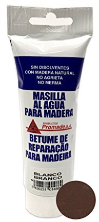 PROMADE - Emplaste en tubo para madera color caoba