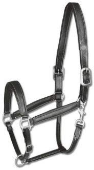 WALDHAUSEN Lederhalfter Supersoft, Warmblut, schwarz