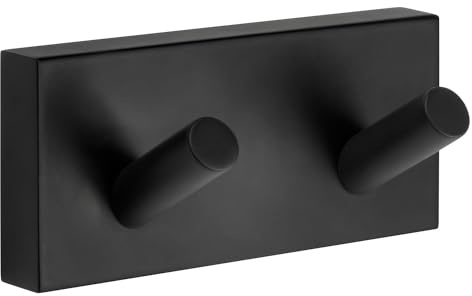 SMEDBO HOUSE Handtuchhaken Doppelhaken Badetuch-Haken Hakenleiste schwarz RB356
