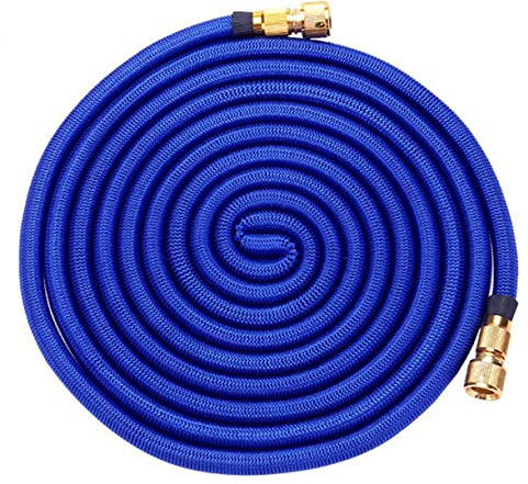 Szaerfa Hochdruck Magic Expandable Garden Hose, langlebiger Flexibler Gartenschlauch Bewässerungsschlauch Rohr für Garten Rasen Auto Bewässerungsanlagen (17FT/5M)