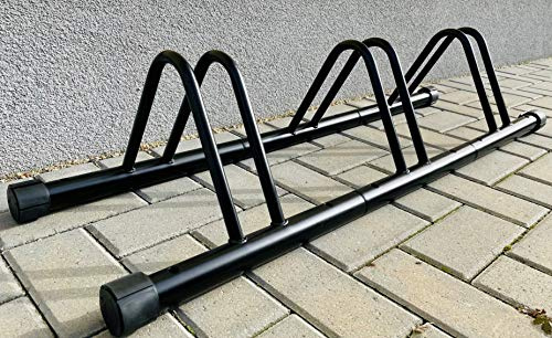 Hallenwerk Fahrradparkplatz für bis zu 3 Fahrräder Fahrradständer Fahrradhalter Boden und Wandmontage jurfahr T039