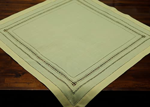 Tischdecke 85x85 handgemachte Hohlsaum Handarbeit (1278GL)