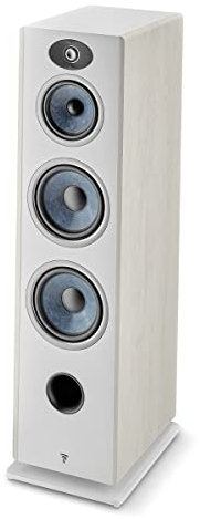 Focal Vestia No4 Ultimate - Altoparlante da pavimento a 3 vie, finitura in legno chiaro, venduto singolarmente