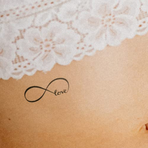 MyJagua Tattoo • Infinity Love | 1-2 Wochen Tattoo | Auf Pflanzenbasis | Hautverträglich | Wasserfest | Neue Tattoo Technologie | Kein Klebe Tattoo