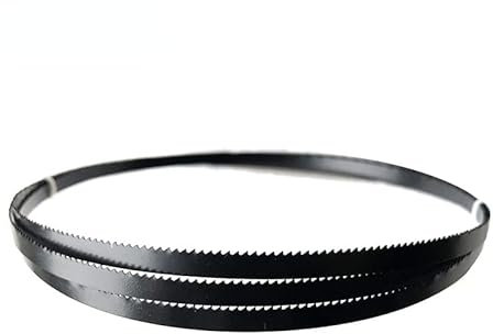 PNAJFUEL Bandsägeblätter, Zubehör Für Bandsägemaschinen, Bandsägeblatt,Bogenes Schneiden Von Weichem Metall, 3 Stück, Schwarzes Bandsägeblatt/1425X6X6T