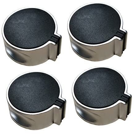 SHOWERORO 4stücke Gasherd Knöpfe Metalllegierung Drehknöpfe Ersatz Zündschalter Herdregler Küchen Zubehör Robust Langlebig Einfache Montage Passend Für Gaskocher