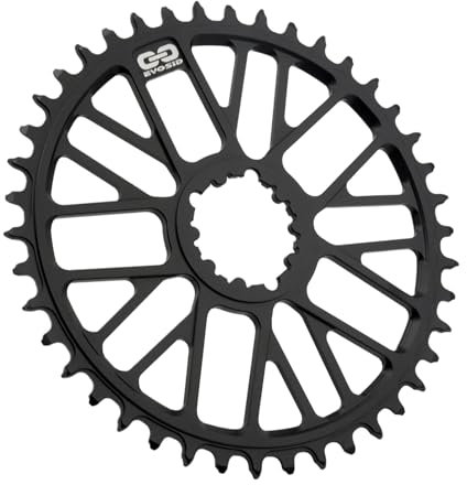 EVOSID Road Bike Chainring Direct Mount 3mm Offset 40T 42T 44T 46T 48T Crown Narrow Wide Chainwheel 7075 CNC Tooth Chainring Disc for GXP SRAM Crankset (40T)
