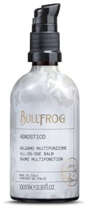 Bullfrog - Baume Multifonction Agnostique Original : Nourrissant, Hydratant et Apaisant pour la Barbe, la Peau et les Cheveux, Parfum de Réglisse, Cuir, Tabac et Bay Rum, Édition Limitée, 100 ml