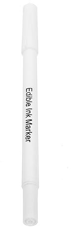 Alipis Edible Pigment Pen for Baking, Creative Food Drawing Tool, Portable White Plastic Marker for Cake and Cookie Decorating, Single Pack, Kitchen Supply for Pastry Art