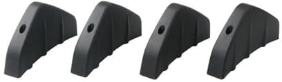 Kofferraumdachspoiler 4 Stücke Für 1 2 3 4 5 6 7 8 Für Serie Für X1 Für X2 Für X3 Für X4 Für X5 Für X6 Für X7 E30 E36 E39 E46 Auto Shark Fin Hinten Diffusor Spoiler Auto Heckspoiler Flügel(Black)