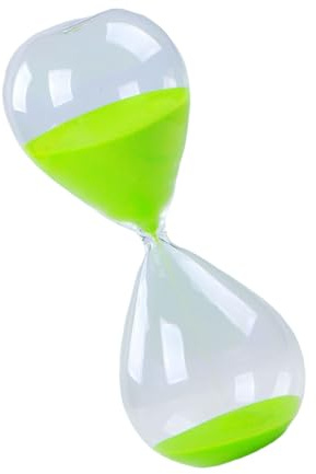 RETUOLWAG Clessidra in vetro da 60 minuti, 1 ora, per studenti, insegnanti e professionisti in varie impostazioni